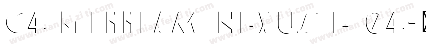 C4 Minniam Nexus E 04字体转换